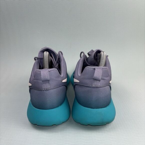 Nike Roshe Run Shoes Sneakers Women’s Size 9 599432-500 Gray Purple Teal - Picture 4 of 9